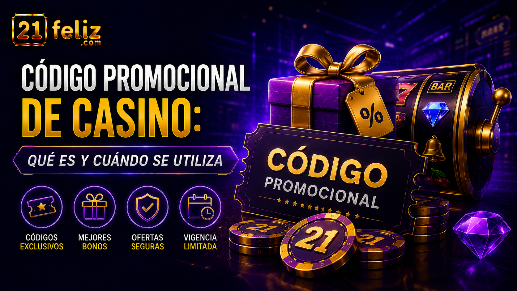 Imagen editorial sobre código promocional de casino para usuarios adultos en México.