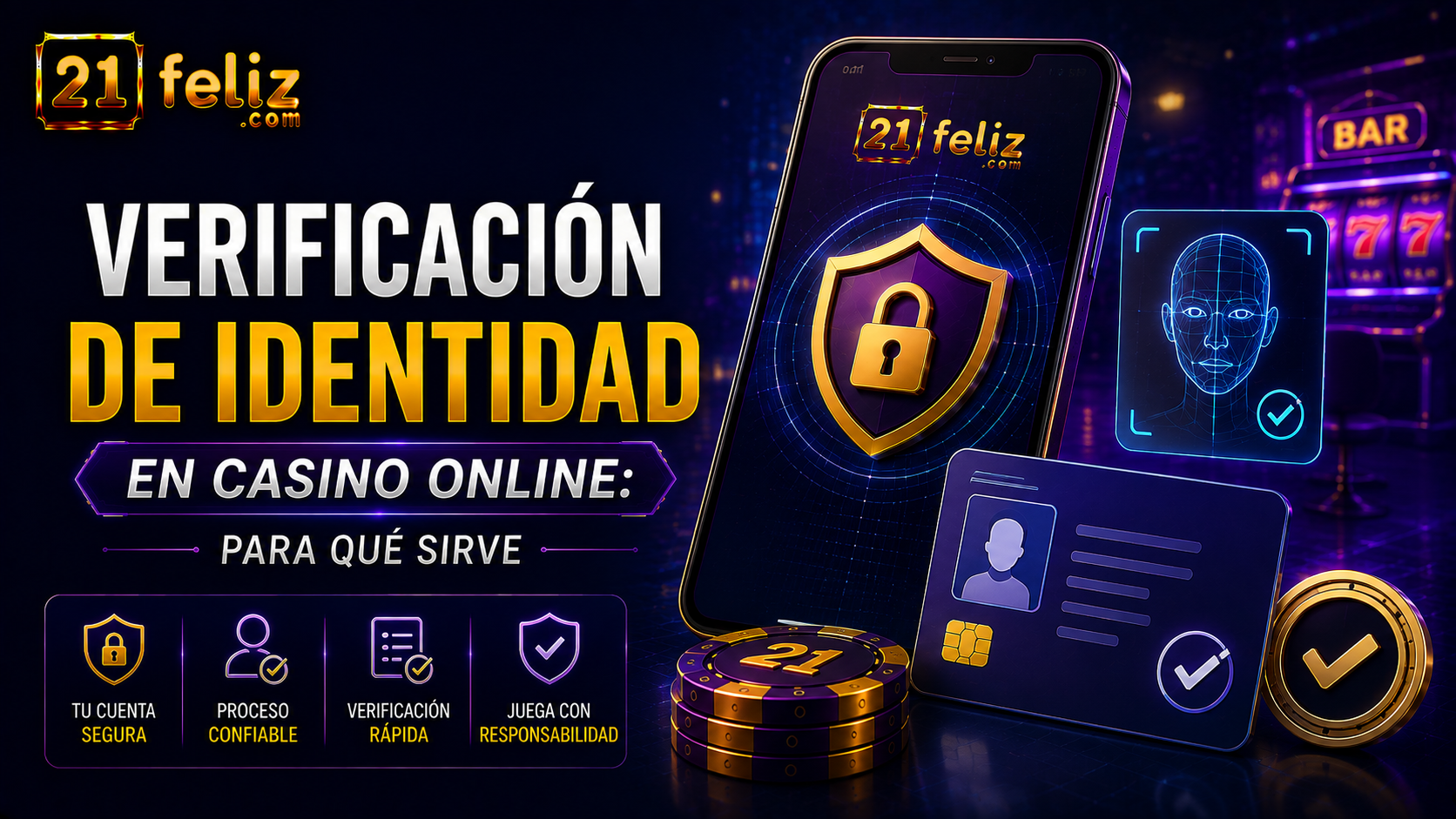 Imagen editorial sobre verificación de identidad en casino online para usuarios adultos en México.