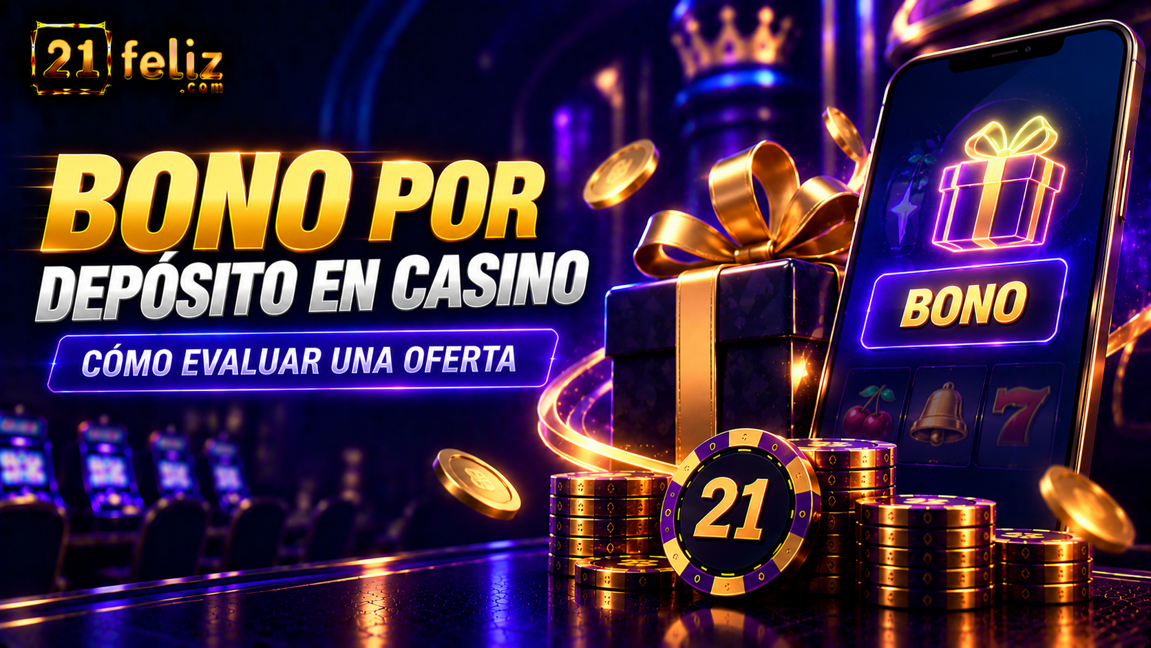Imagen editorial sobre bono por depósito en casino para una guía dirigida a usuarios adultos en México.