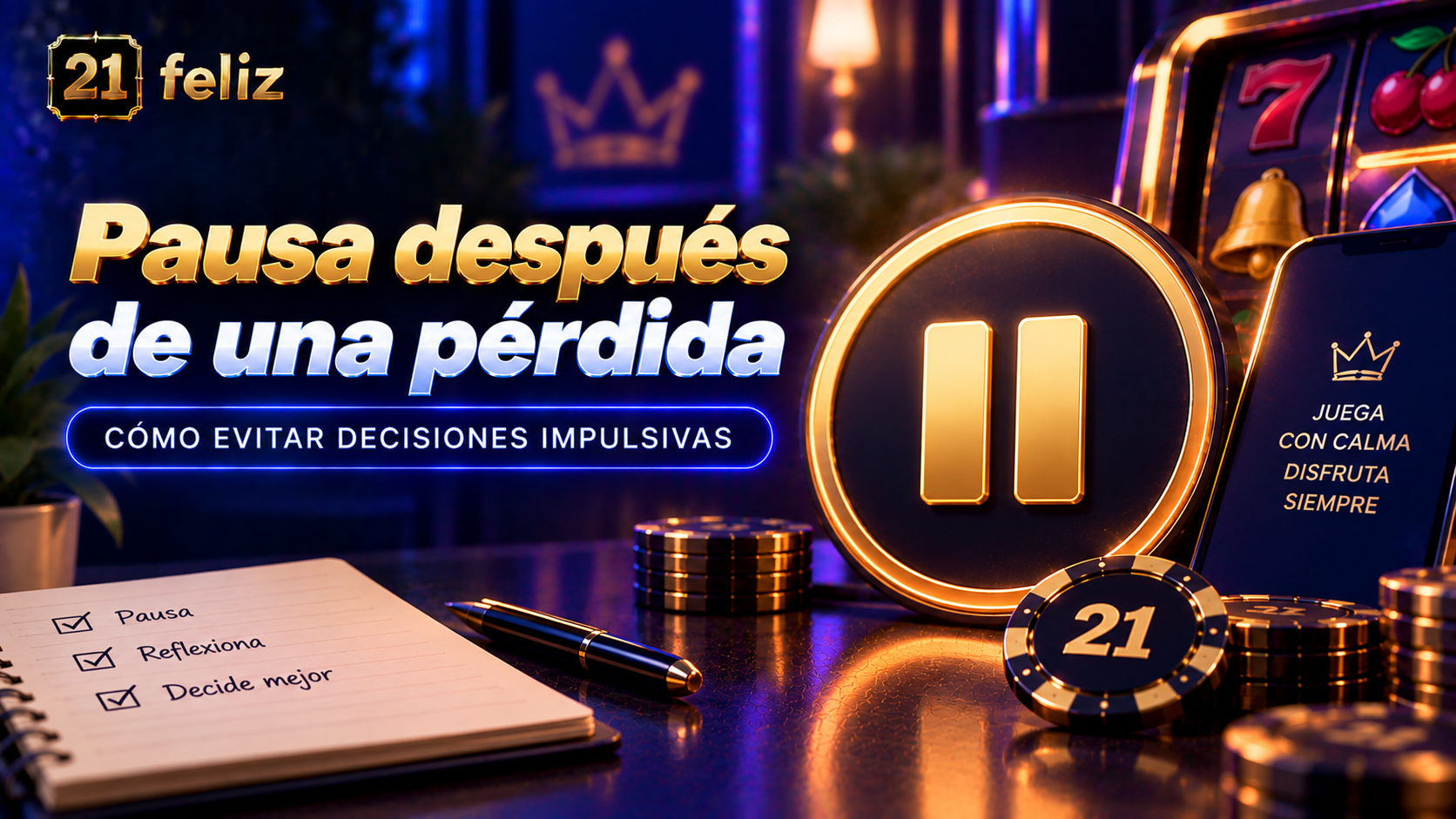 Imagen editorial sobre pausa después de una pérdida con una composición educativa para usuarios adultos en México.
