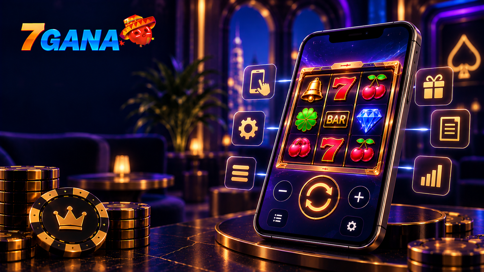 Casino en vivo México representado con una mesa digital y elementos de transmisión para explicar la experiencia desde el celular.