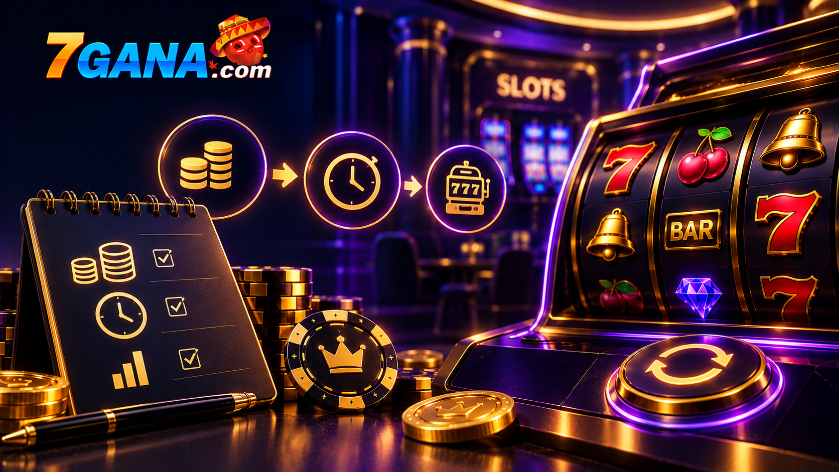 Ruleta online dinero real representada con rueda, tapete y fichas sin mostrar importes ni promesas de ganancias.
