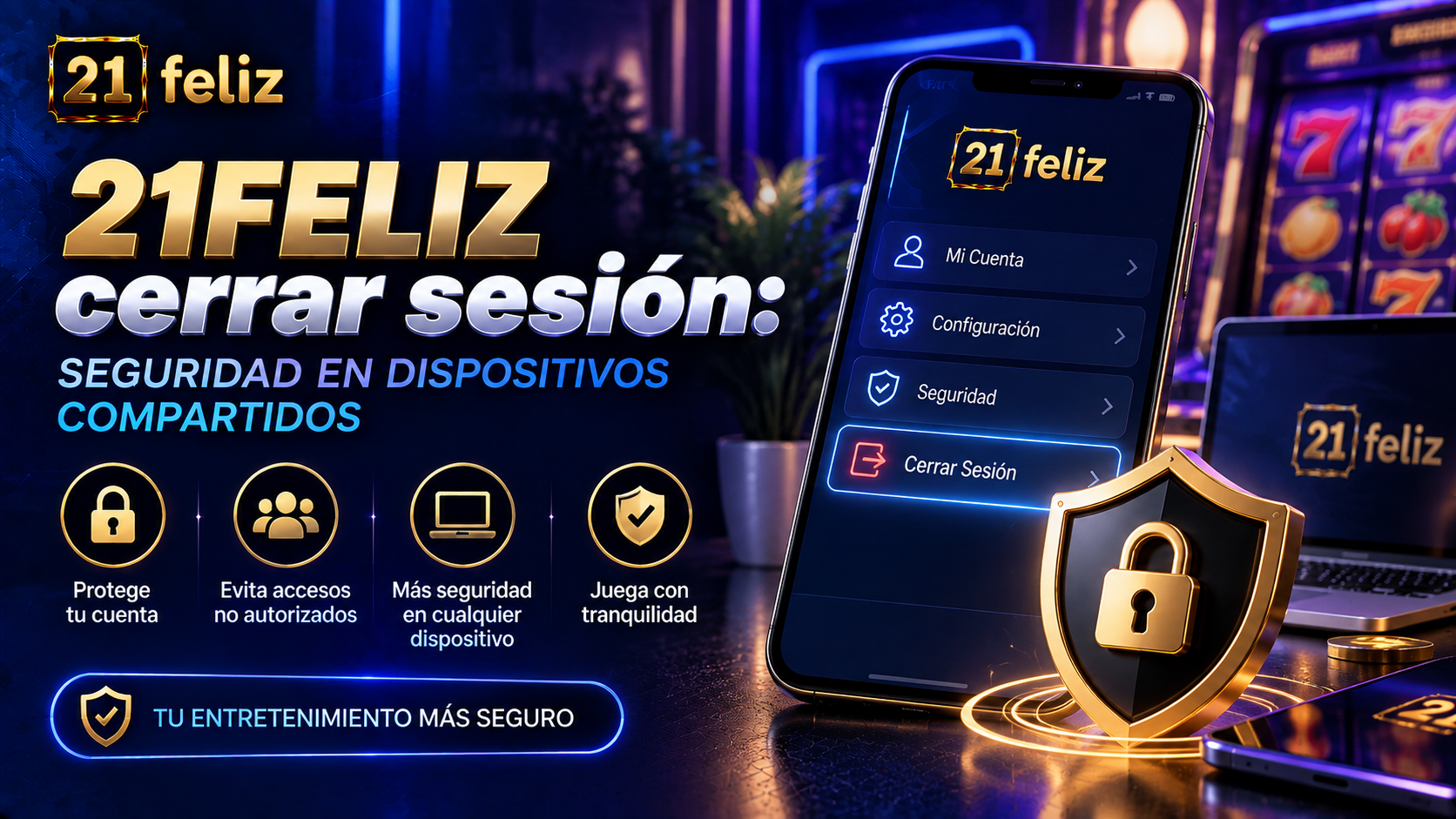 Imagen editorial sobre 21FELIZ cerrar sesión con composición clara y educativa para usuarios adultos en México.