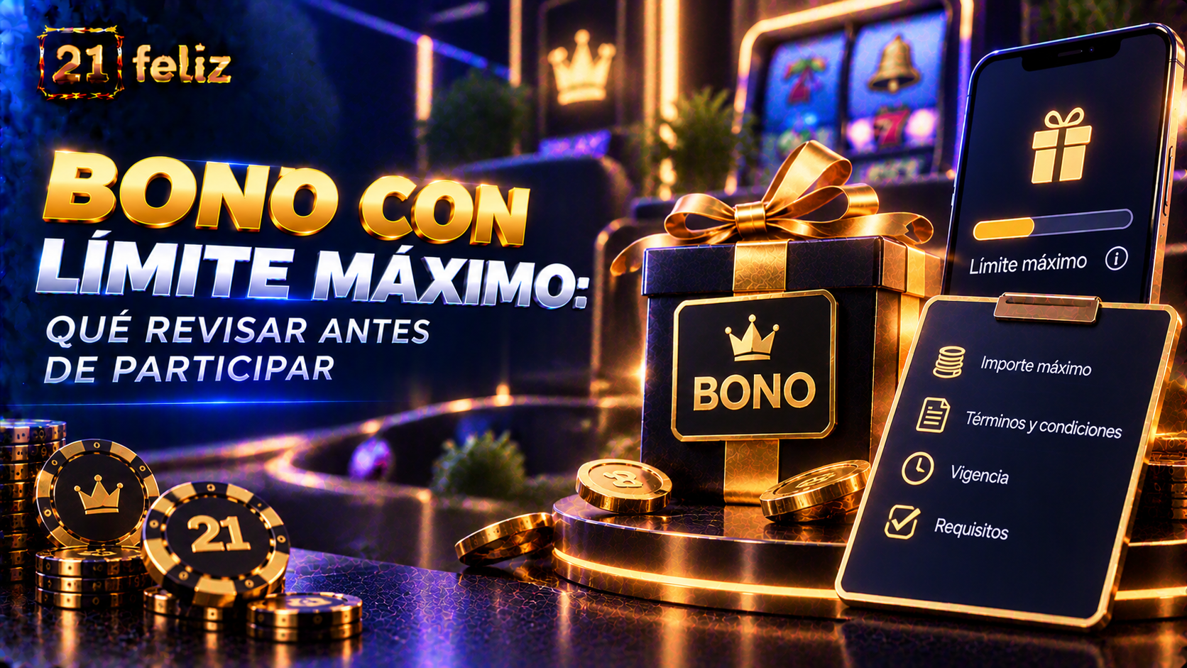 Imagen editorial sobre bono con límite máximo con una composición clara y educativa para usuarios adultos en México.