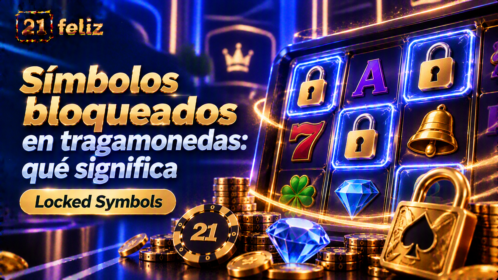 magen editorial sobre símbolos bloqueados en tragamonedas con reglas y precauciones explicadas para usuarios adultos de casino online en México.
