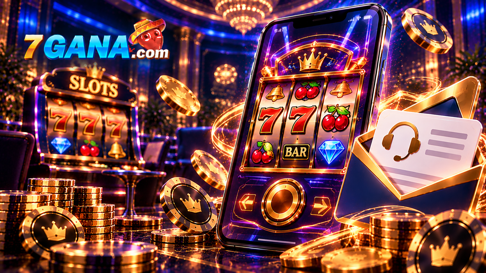 Escena educativa sobre correo falso de soporte de casino con elementos visuales del mecanismo o proceso explicado en la guía.