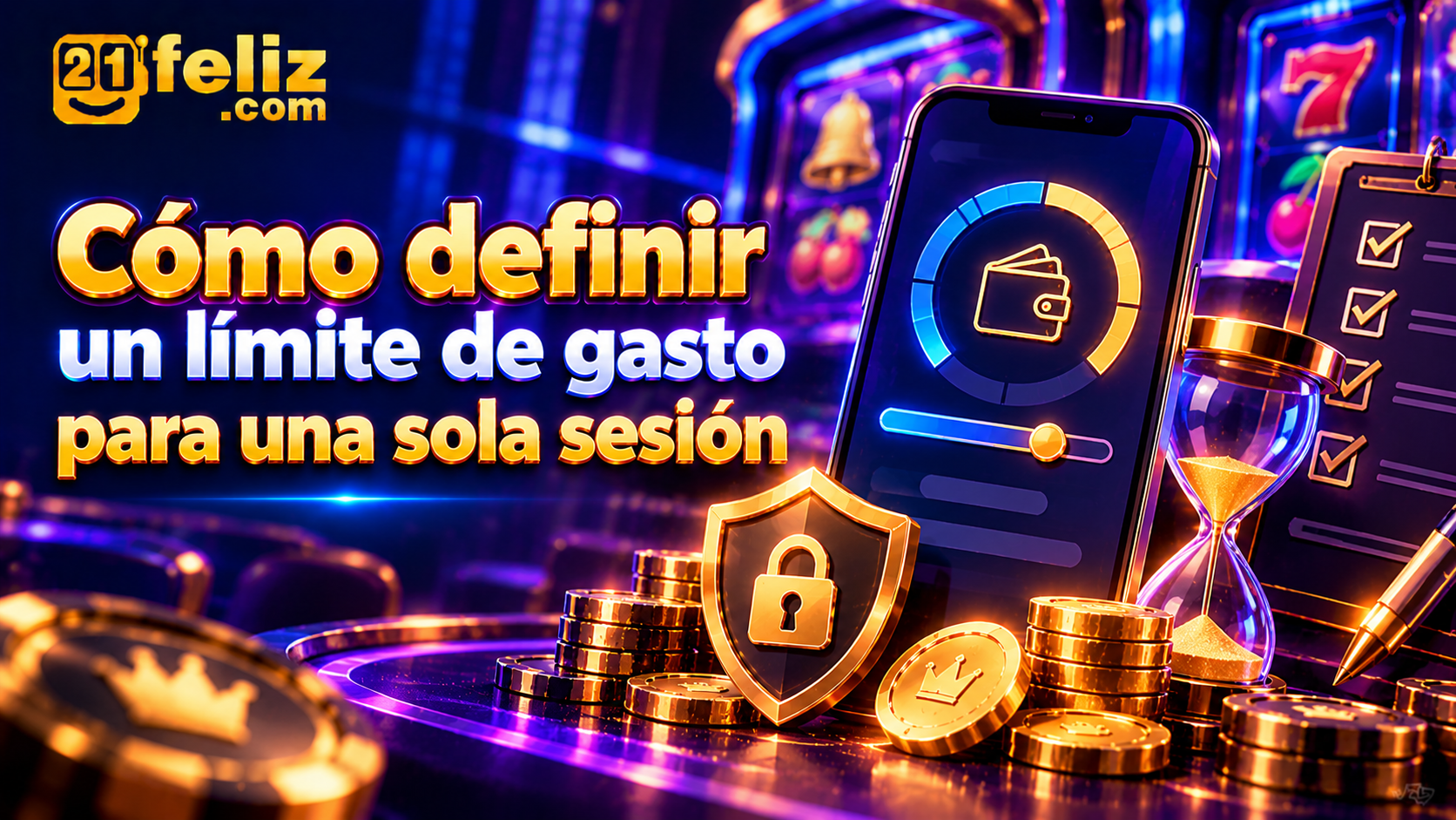 Guía visual sobre límite de gasto por sesión con reglas y precauciones para usuarios adultos de casino online en México.