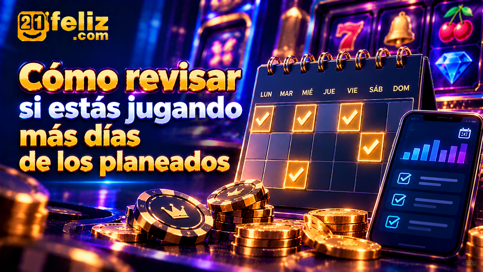 Guía visual sobre frecuencia de juego semanal con reglas y precauciones para usuarios adultos de casino online en México.